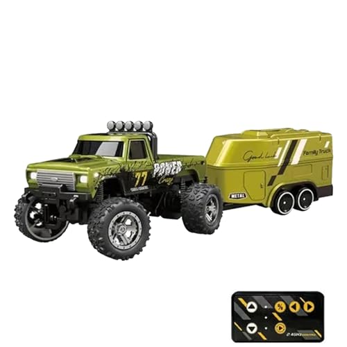 Ferngesteuerte LKWs für Kinder, ferngesteuertes Auto für Kinder, kleines Spielzeug für RC-LKW, wiederaufladbares Indoor-Rennwagen, elektrisches Spielzeugauto mit 2,4 GHz mit Lichtern von Genérico
