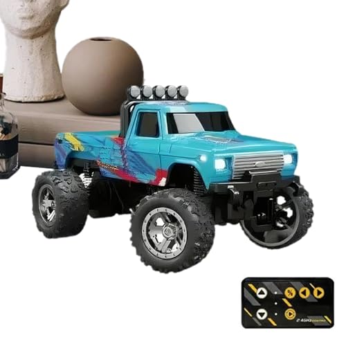 Ferngesteuertes Lkw-Auto, RC LKW Raupe Spielzeug | Kleines Spielzeug für RC LKW | Wiederaufladbares Indoor-Rennauto, elektrisches Spielzeugauto 2,4 GHz mit Lichtern von Genérico