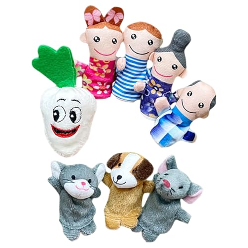 Fingerpuppen für Babys, 8 Tiere, zum Geschichtenerzählen, sensorisches Spiel, Hilfe für Geschichten Fingerpuppen für Babys, 8 Tiere, zum Geschichtenerzählen, sensorisches Spiel, Hilfe für Geschichten von Genérico