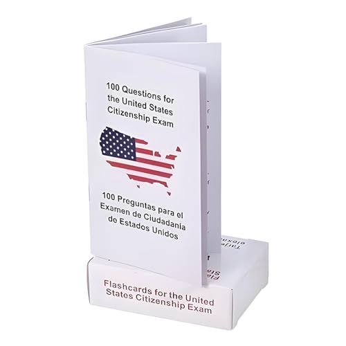 Flash-Karten der amerikanischen Staatsbürgerschaft 2025, Flash-Karten des amerikanischen Staatsbürgerschaftstests - Bürgerschaftskarte des Einbürgerungsstudios 2025 | Zweisprachige Flashcard C von Genérico