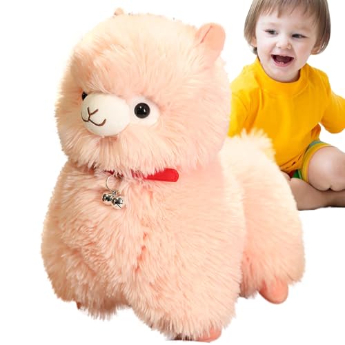 Flauschiges Alpaka-Plüschkissen | weiches und kuscheliges Plüschtier | Das kuschelige Alpaka-Kuschelspielzeug zum Kuscheln und Entspannen | Plüschgeschenk zum Geburtstag Valentinstag oder von Genérico
