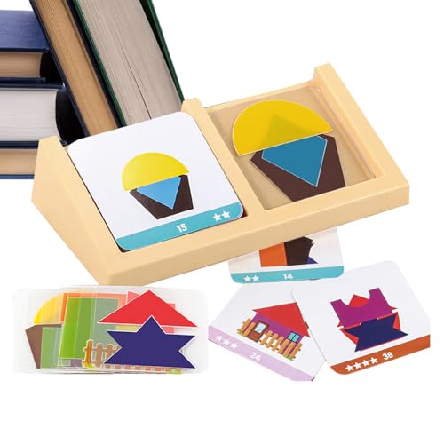 Formen-Set – Geometrisches stapelbares Spielzeug für Kleinkinder | Aktivitäten für Vorschule, Grundschule, Zuhause und Klassenzimmer von Genérico