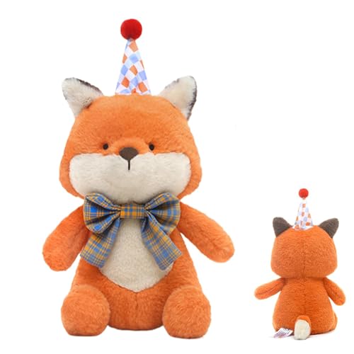Fox Plüschtier, Plüschtier, Fuchs-Spielzeug – Fuchs umarmt Puppe | Schlafkissen für Tiere für Sofa, Tablet, Wohnzimmer, Schlafzimmer, Essen von Genérico