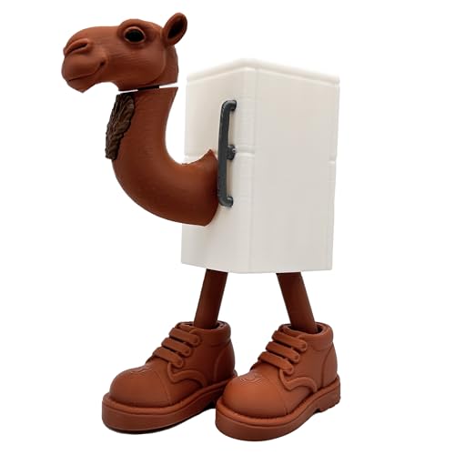 Frigo Camelo - Brianrot Italian Memes - bewegliche XL Figur, 15 cm, weißer Kühlschrank mit Kamelkopf, italienische Meme Brain Rot, Sammelfigur Tung Tung Sahur, Capuccino Assasino Frigo Camelo - Brianrot Italian Memes - bewegliche XL Figur, 15 cm, weißer Kühlschrank mit Kamelkopf, italienische Meme Brain Rot, Sammelfigur Tung Tung Sahur, Capuccino Assasino von Genérico