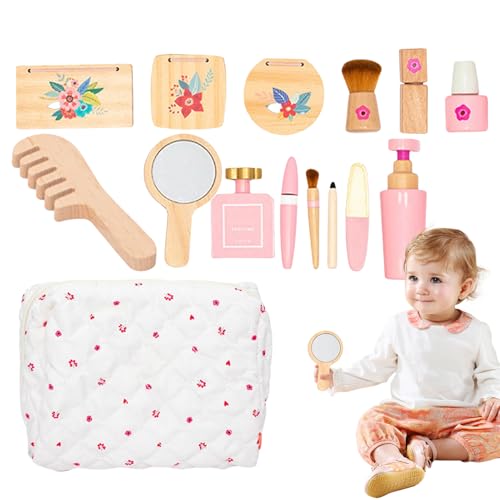 Friseursalon und Schönheits-Make-up aus Holz, Schönheitsspielzeug und Friseursalon, sicheres Make-up-Set, Simulationsspielzeug für Friseursalon, interact Spaß Friseursalon und Schönheits-Make-up aus Holz, Schönheitsspielzeug und Friseursalon, sicheres Make-up-Set, Simulationsspielzeug für Friseursalon, interact Spaß von Genérico