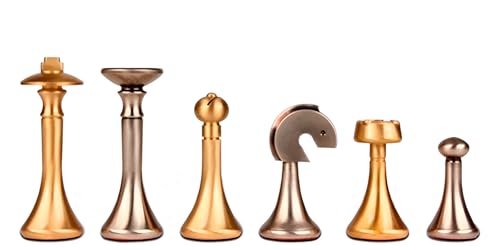 Futuristic Medium Set 15B Solid Brass Chess Pieces New Futuristic Medium Set 15B Solid Brass Chess Pieces New von Genérico