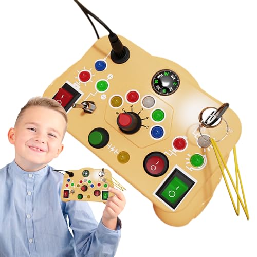 Geführter Tisch, Sensorischer Tisch für Kleinkinder | Spielbrett für beschäftigte sensorische Kinder, Spielzeug für frühzeitige Entwicklung für Kinder ab 3 Jahren oder älter, für Wohnzimmer von Genérico