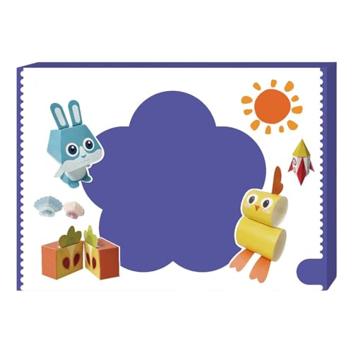 Genérico 3D-Papier-Bastelset, handgemachte 3D-Papierskulptur, Lernspiel für Jugendliche, Anfänger, Enthusiasten, Klassenzimmer, Schule, Zuhause, pädagogische Unterstützung von Genérico