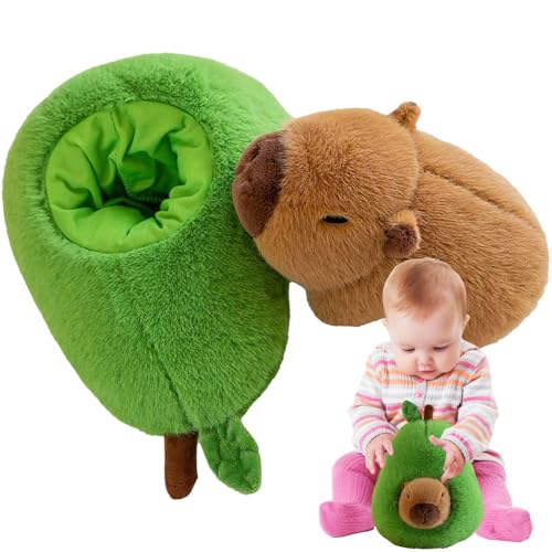 Genérico Aguacado Capybara, weiche Avocado Capybara, süßes Puppen-Spielzeug, weiches Füllkissen, dekorative Plüschtiere für Wohnzimmer, Schlafzimmer, Auto, Sofa, das niedliche Spielzeug Genérico Aguacado Capybara, weiche Avocado Capybara, süßes Puppen-Spielzeug, weiches Füllkissen, dekorative Plüschtiere für Wohnzimmer, Schlafzimmer, Auto, Sofa, das niedliche Spielzeug von Genérico