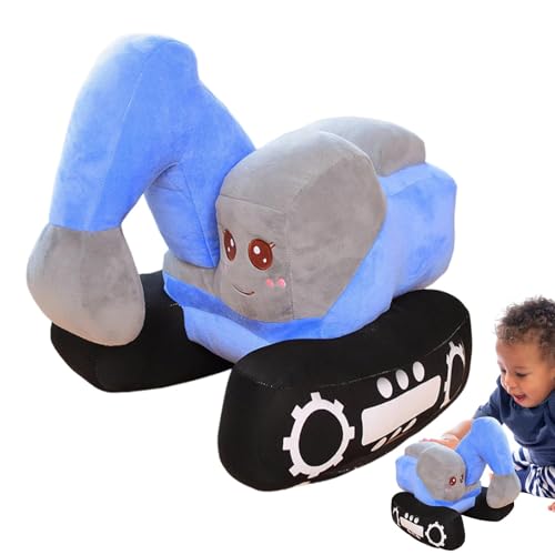Genérico Bagger aus Plüsch für Kinder, gefülltes Kissen, 25,4 cm (10 Zoll), Cartoon-Plüschspielzeug für Mädchen und , Plüschpuppen von Genérico