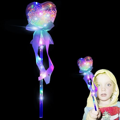 Genérico Beleuchteter für Kinder, LED- , Hand-Prinzessinnenstab, -Kostüm, Rollenspiel-Show, Geburtstagsgeschenk von Cospl Genérico Beleuchteter für Kinder, LED- , Hand-Prinzessinnenstab, -Kostüm, Rollenspiel-Show, Geburtstagsgeschenk von Cospl von Genérico