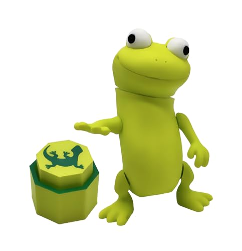 Genérico Bewegliche Eidechsenfigur "Lizard Button" mit Clicker enthalten – 12 cm x 11 cm – Virale Meme Puppe – inklusive Click-Knopf – originelles Geschenk von Eidechse Eidechse Meme Genérico Bewegliche Eidechsenfigur "Lizard Button" mit Clicker enthalten – 12 cm x 11 cm – Virale Meme Puppe – inklusive Click-Knopf – originelles Geschenk von Eidechse Eidechse Meme von Genérico