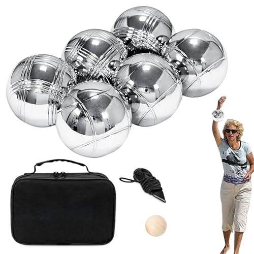 Genérico Boccia-Ball-Set – Boccia-Ball-Set für den Außenbereich, komplettes Freizeit-Set für Picknick im Freien, Strandurlaub und Familien-Hinterhof von Genérico