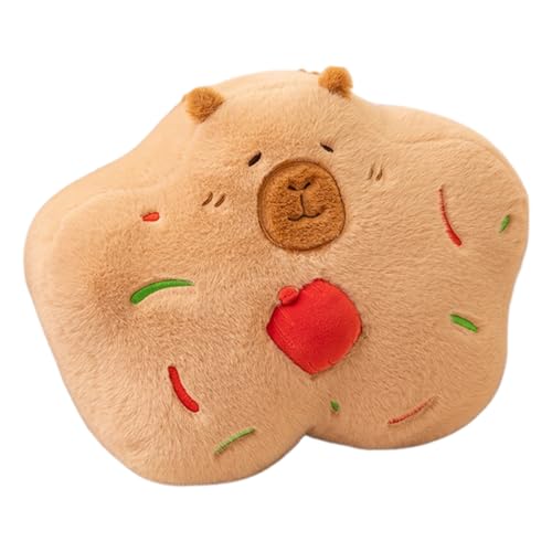 Genérico Capibara-Plüschtier | Plüschpuppe mit Carpincho | Weiche Figur 35 cm für Schlafzimmerdekoration Geschenk Klassenzimmer Party Weihnachten Valentinstag Genérico Capibara-Plüschtier | Plüschpuppe mit Carpincho | Weiche Figur 35 cm für Schlafzimmerdekoration Geschenk Klassenzimmer Party Weihnachten Valentinstag von Genérico