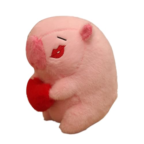 Genérico Capybara Plüschtier, Capybara Plush, niedlich, mit Herzpuppe: Tier, niedliches Spielzeug für den Valentinstag, für Wohnzimmer, Schlafzimmer, Schlaf Genérico Capybara Plüschtier, Capybara Plush, niedlich, mit Herzpuppe: Tier, niedliches Spielzeug für den Valentinstag, für Wohnzimmer, Schlafzimmer, Schlaf von Genérico