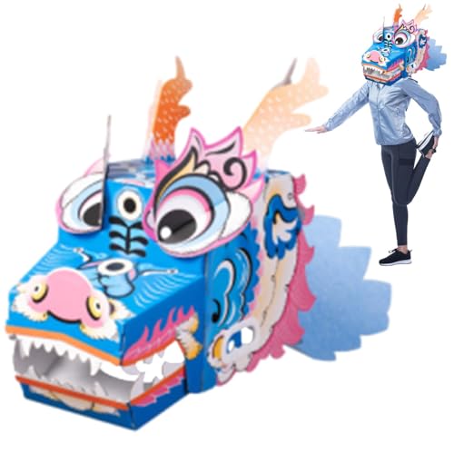 Genérico Cardboard Toys - Dragon Toys | Playset Toys | Wearable Cardboard Dragon Toys, 3-D Dragon Cardboard Toy, Cardboard Dragon Costume, Wearable Cardboard Toys for Creative with Cardboard Dragons Genérico Cardboard Toys - Dragon Toys | Playset Toys | Wearable Cardboard Dragon Toys, 3-D Dragon Cardboard Toy, Cardboard Dragon Costume, Wearable Cardboard Toys for Creative with Cardboard Dragons von Genérico