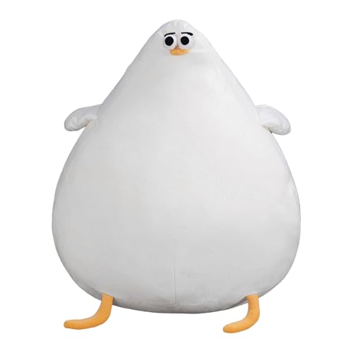 Genérico Cartoon Bird Plush - Tier mit großem Fett, 35 cm, super weiches Kissen, Puppe mit Schlauch, niedliche Dekoration für Kinderzimmer für Kleinkinder Genérico Cartoon Bird Plush - Tier mit großem Fett, 35 cm, super weiches Kissen, Puppe mit Schlauch, niedliche Dekoration für Kinderzimmer für Kleinkinder von Genérico