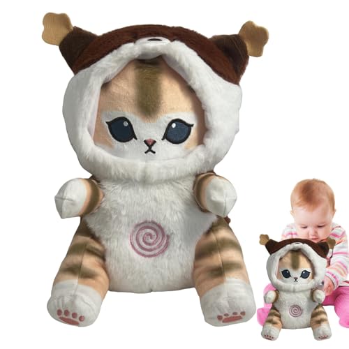 Genérico Cat Plush, Ultra weiches Atmungstier, 30,5 cm (12 Zoll), Katzenspielzeug, veränderbare Katze, Sänger, Reledimbio Relede, Buddy zum Schlafen für Aktivitäten im Freien von Genérico