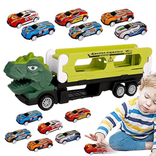 Genérico Dinosaurier-Fahrzeug-Transporter, Spielzeugauto, Spielzeugauto, Transportspielzeug für mit 12 Spielzeugautos Genérico Dinosaurier-Fahrzeug-Transporter, Spielzeugauto, Spielzeugauto, Transportspielzeug für mit 12 Spielzeugautos von Genérico