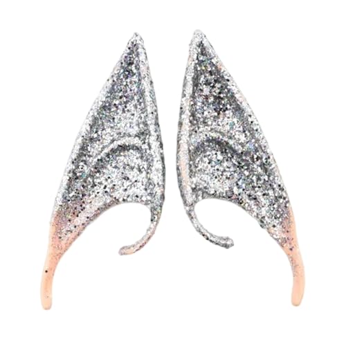 Genérico Ears De - unverwechselbare Elfenohren | Vampir-Feenohren für Halloween, Halloween, Glitter, Vampir-Ohren für Kinder, waschbare Ohrmanschetten, Kostüm Genérico Ears De - unverwechselbare Elfenohren | Vampir-Feenohren für Halloween, Halloween, Glitter, Vampir-Ohren für Kinder, waschbare Ohrmanschetten, Kostüm von Genérico
