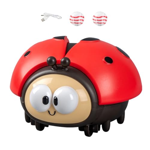 Genérico Elektronisches Spielzeug für Tiere – hängendes Ballspielzeug | Marienkäfer-Spielzeug für Kinder | Cartoon-Kugel zum Aufblasen | Tierspielzeug für Kinder, niedlich S von Genérico