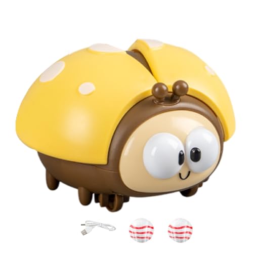 Genérico Elektronisches Spielzeug für Tiere – hängendes Ballspielzeug | Marienkäfer-Spielzeug für Kinder | Cartoon-Kugel zum Aufblasen | Tierspielzeug für Kinder, niedlich S von Genérico