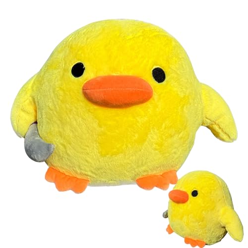 Genérico Enten-Plüschkissen, Plüschtier, weiches Plüschtier, weich, weich, weich, mit Messer-Design für Nachttisch Genérico Enten-Plüschkissen, Plüschtier, weiches Plüschtier, weich, weich, weich, mit Messer-Design für Nachttisch von Genérico