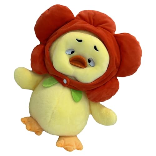 Genérico Enten-Plüschtier, Enten-Spielzeug | Kuscheliges lebendiges Kissen, gefüllte Puppen, niedliche Plüschtiere für das Schlafzimmer von Genérico