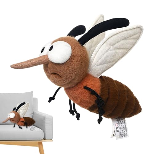 Genérico Fly Tosy - Weiches Plüschmaterial, 25 cm, realistisches Insekten-Design, leicht, flexibel, interaktive Spielzeit für Kinder mit pädagogischen Merkmalen aus ungiftigem Stoff, sicher für von Genérico