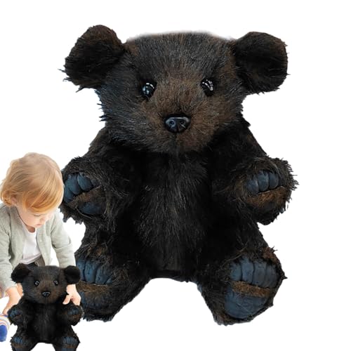 Genérico Gefüllter Bär: Niedlicher brauner Bär, Plüschtiere mit 27,9 cm (11 Zoll), realistisches Plüschspielzeug, luxuriöse Kissen, weiche Tiere für Erwachsene, Kinder und Erwachsene von Genérico