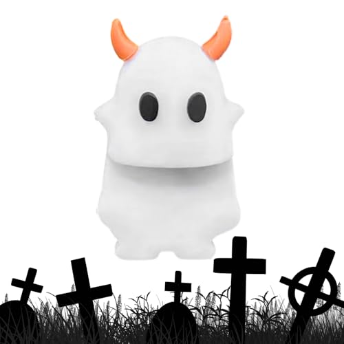 Genérico Geisterfigur - Halloween-Aufkleber als Dekoration für Handys, abnehmbare kleine Dekoration für alle Handys, Sammlerstück für die Präsentation zu Hause oder auf dem Tisch von Genérico