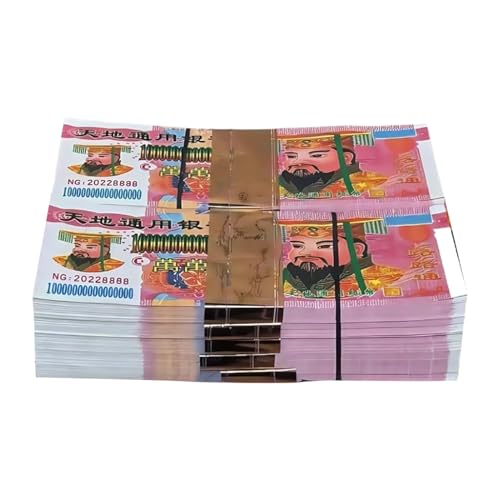 Genérico Geld für Verstorbene | Traditionelles Joss-Papiergeld - festliche Dekoration und Zubehör für Bestattungsgeister-Feste, Gedenkrituosen Genérico Geld für Verstorbene | Traditionelles Joss-Papiergeld - festliche Dekoration und Zubehör für Bestattungsgeister-Feste, Gedenkrituosen von Genérico