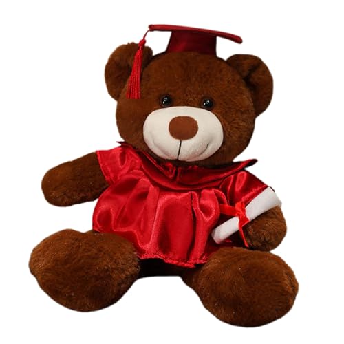 Genérico Graduation Plush Bear Graduation Bear 2024, Lavenne mit , Graduation Bear, Feiern Sie den Abschluss der Universität und Highschool-Kinder von Genérico