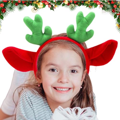 Genérico Haarreif aus Plüsch – Fascinator mit Tierohren | entzückender Kopfschmuck mit Geweih für Halloween, Kostümzubehör Genérico Haarreif aus Plüsch – Fascinator mit Tierohren | entzückender Kopfschmuck mit Geweih für Halloween, Kostümzubehör von Genérico