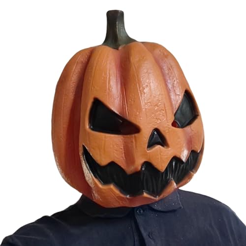 Genérico Halloween-Kürbis-Gesichtsabdeckung, Halloween-Kürbis-Kopfbedeckung, Halloween-Kürbis-Kopfbedeckung, Cosplay-Events, Dekoration für gruselige Kopfbedeckung und Karneval Genérico Halloween-Kürbis-Gesichtsabdeckung, Halloween-Kürbis-Kopfbedeckung, Halloween-Kürbis-Kopfbedeckung, Cosplay-Events, Dekoration für gruselige Kopfbedeckung und Karneval von Genérico