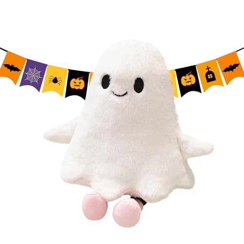 Genérico Halloween-Plüschtier – Halloween-Geisterkissen, weiches Spielzeug für Mädchen, Raumdekoration, Geburtstag, Zuhause von Genérico