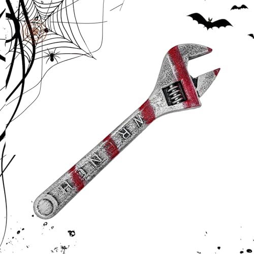 Genérico Halloween Schraubenschlüssel, Halloween-Schlüssel, mit simuliertem Blut, Dekoration für verzauberte Häuser, Zubehör, Kostüm, Cosplay, Partys, Rollenspiele, Witze, Versammlungen von Genérico
