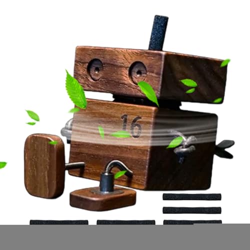 Genérico Holzpuppe mit beweglichen Füßen | Dekorative Figur mit Bewegung für Auto – lustige Schreibtischdekoration mit Bewegungssensor für Zuhause, Schlafzimmer, Luftgitter, Wohnzimmer Genérico Holzpuppe mit beweglichen Füßen | Dekorative Figur mit Bewegung für Auto – lustige Schreibtischdekoration mit Bewegungssensor für Zuhause, Schlafzimmer, Luftgitter, Wohnzimmer von Genérico