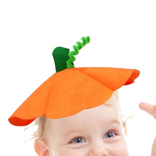 Genérico Kürbis-Stirnband für Erwachsene, Halloween-Kürbis-Stirnband, elastische Hüte, elegante Stirnbänder mit Hut für Halloween-Kostüm, für Erwachsene und Kinder Genérico Kürbis-Stirnband für Erwachsene, Halloween-Kürbis-Stirnband, elastische Hüte, elegante Stirnbänder mit Hut für Halloween-Kostüm, für Erwachsene und Kinder von Genérico