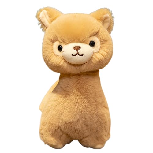 Genérico Lama Lama Plush Alpakakakakissen, weich, gemütlich, für Kinderzimmer, modische -Puppe mit einem flauschigen Fell, dekoratives Plüschtier für den Dor von Genérico