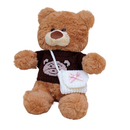Genérico Luxuriöser Bär mit Kleidung, dekoratives Tierkissen | Bear Fehip Toy Niedliches abnehmbares Kissen für Jahrestag Vekokia St. Valiversarios Genérico Luxuriöser Bär mit Kleidung, dekoratives Tierkissen | Bear Fehip Toy Niedliches abnehmbares Kissen für Jahrestag Vekokia St. Valiversarios von Genérico