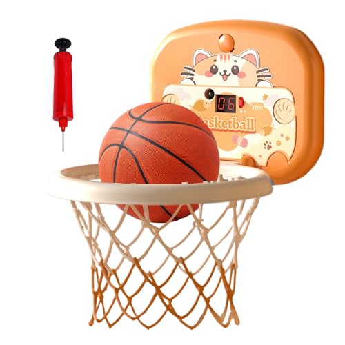 Genérico Mini-Basketballkorb | Kinderkorb-Set – Interaktives Wandspielzeug mit Ballmarkierung für Zuhause, Schule, Zimmer Genérico Mini-Basketballkorb | Kinderkorb-Set – Interaktives Wandspielzeug mit Ballmarkierung für Zuhause, Schule, Zimmer von Genérico