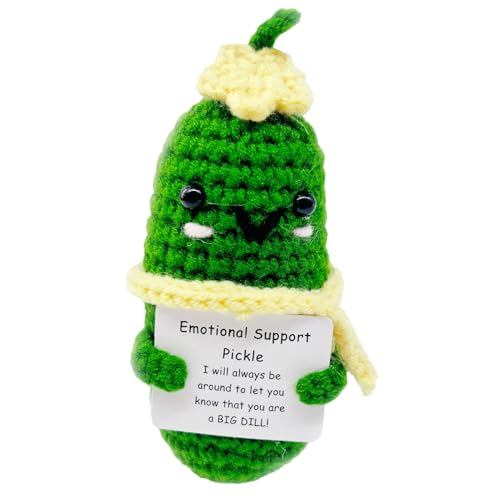Genérico Mini-Plüschpuppen-Puppe, Teufel, Weihnachtskugeln, gestrickt, dicke Farbe, lustig, emotionale Unterstützung, lustiger Geburtstag von Genérico