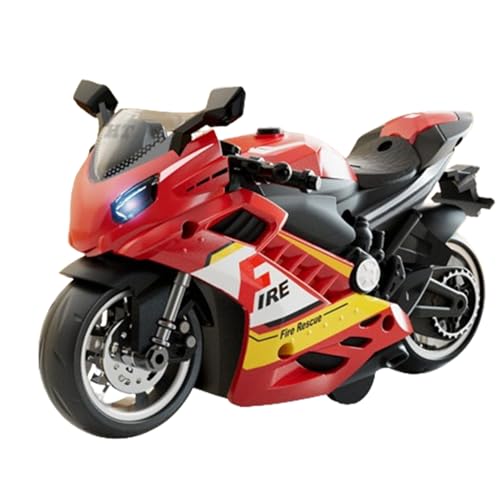 Genérico Motorrad-Spielzeug: Figurenset mit Sound und Licht, freundlich mit Rückwärtsmotor für Kinder, Mädchen, Erwachsene Genérico Motorrad-Spielzeug: Figurenset mit Sound und Licht, freundlich mit Rückwärtsmotor für Kinder, Mädchen, Erwachsene von Genérico