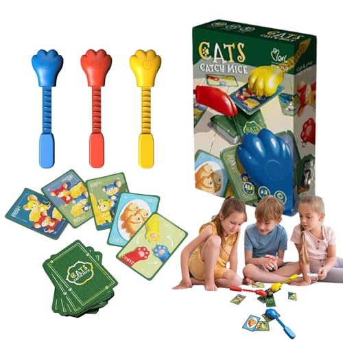 Genérico Multiplayer-Kartenspiele, interaktives Kartenspiel, Katze fängt Mäuse, Multiplayer-Spiele für die Familie, interaktive Lernkartenspiele zur Förderung der Konzentration. von Genérico
