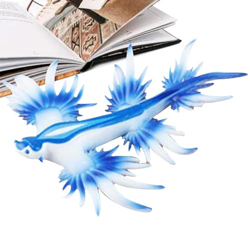 Genérico Oktopus-Skulptur – Meerschnecke, Spielzeug Modell Meerestier, realistisches kleines Meerestiermodell, Simulationsmodell Krake und Seeschleife, Orange Genérico Oktopus-Skulptur – Meerschnecke, Spielzeug Modell Meerestier, realistisches kleines Meerestiermodell, Simulationsmodell Krake und Seeschleife, Orange von Genérico