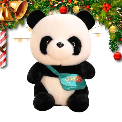 Genérico Panda Plüschtier | Spielzeug für Kinder, Pandabär mit Tasche, Spielbegleiter, Tierspielzeug, großes Plüschtier, liebenswerte Puppe und gemütlich für Bett Genérico Panda Plüschtier | Spielzeug für Kinder, Pandabär mit Tasche, Spielbegleiter, Tierspielzeug, großes Plüschtier, liebenswerte Puppe und gemütlich für Bett von Genérico
