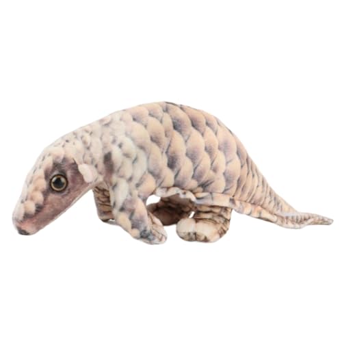 Genérico Pangolin Plüschtier – Plüschtier Pangolin | Plüschtierkissen für Kinder, simulierter Pangolin, realistischer Pangolin-Plüsch, bequemes Kissen aus Pangolin von Genérico