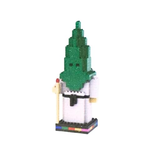 Pixo Nazareno mit grüner Capyrote und weiße Robe, 342 Teile, Bausteine NZSC18 von Genérico