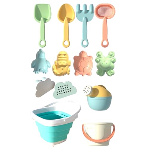 Genérico Play Sand Toys – Öko-Zubehör, Set für Kleinkinder | tragbarer Eimer mit Schaufelwerkzeuge, lustige Ausgrabungsform für den Poolgarten Genérico Play Sand Toys – Öko-Zubehör, Set für Kleinkinder | tragbarer Eimer mit Schaufelwerkzeuge, lustige Ausgrabungsform für den Poolgarten von Genérico